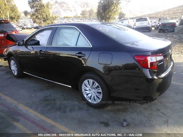 4T1BF1FK6CU150418 - 2012 TOYOTA CAMRY SE/LE/XLE BLACK photo 3