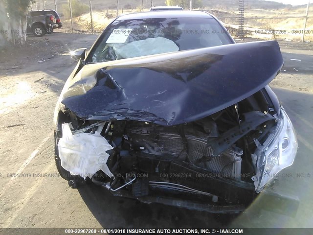 4T1BF1FK6CU150418 - 2012 TOYOTA CAMRY SE/LE/XLE BLACK photo 6