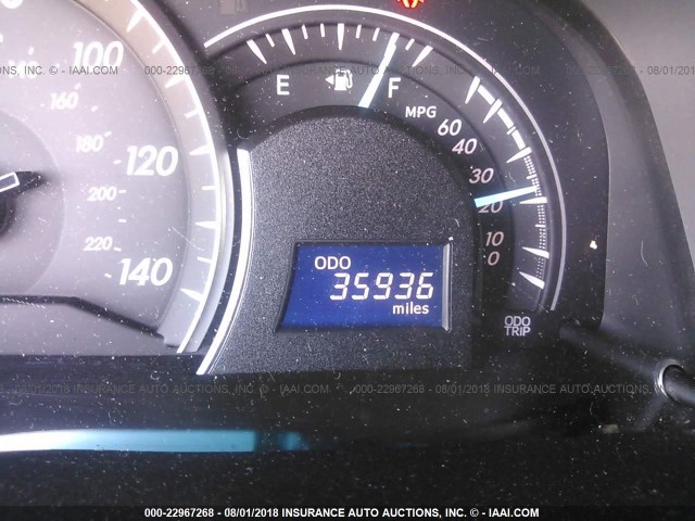 4T1BF1FK6CU150418 - 2012 TOYOTA CAMRY SE/LE/XLE BLACK photo 7