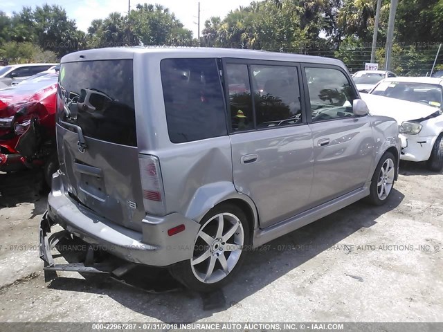 JTLKT334364053992 - 2006 TOYOTA SCION XB Silber Foto 4