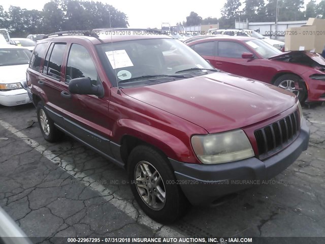 1J4GX48S54C151017 - 2004 JEEP GRAND CHEROKEE LAREDO/COLUMBIA/FREEDOM 红色 照片 1