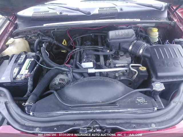 1J4GX48S54C151017 - 2004 JEEP GRAND CHEROKEE LAREDO/COLUMBIA/FREEDOM 红色 照片 10