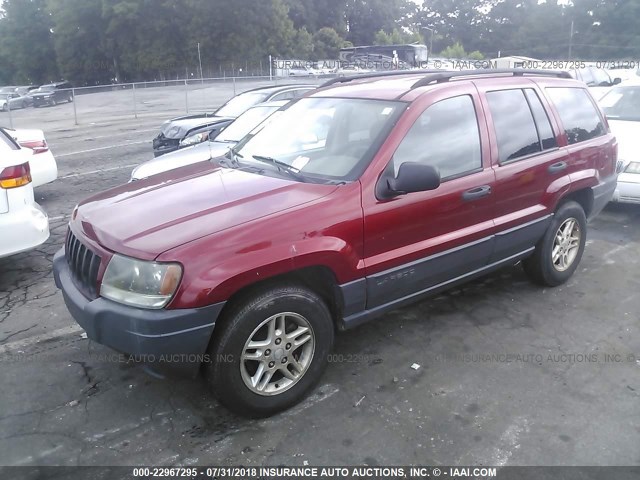 1J4GX48S54C151017 - 2004 JEEP GRAND CHEROKEE LAREDO/COLUMBIA/FREEDOM 红色 照片 2