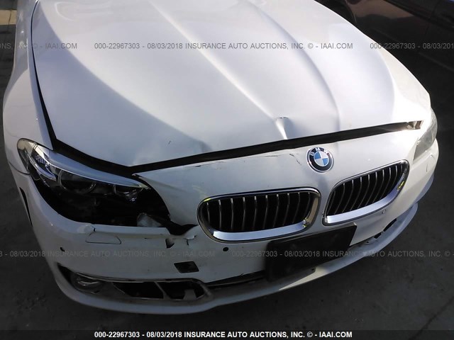 WBA5A7C56GG149787 - 2016 BMW 528 XI WHITE photo 6