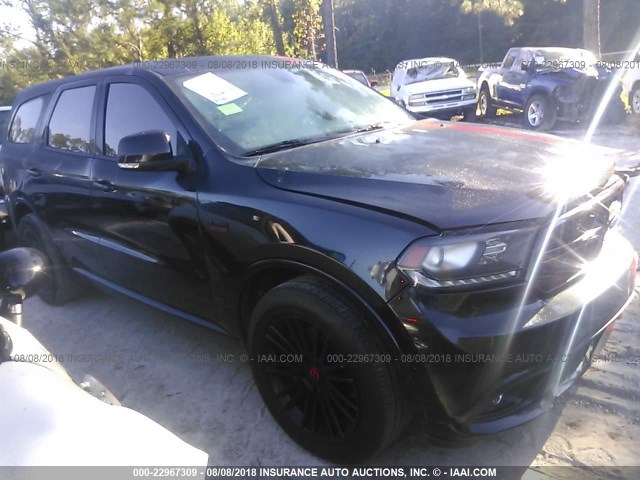 1C4SDHCT2FC244015 - 2015 DODGE DURANGO R/T BLACK photo 1