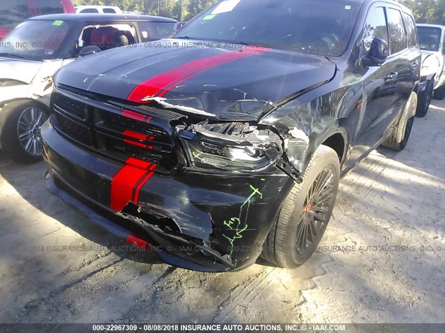 1C4SDHCT2FC244015 - 2015 DODGE DURANGO R/T BLACK photo 6