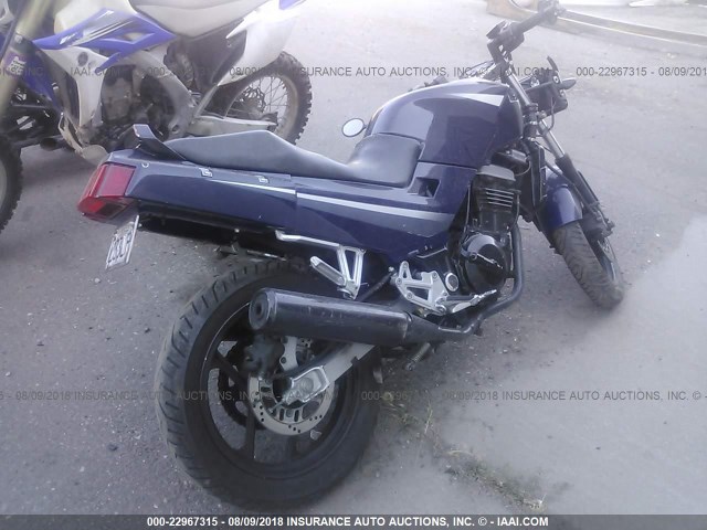 JKAEXMF124DA07455 - 2004 KAWASAKI EX250 F BLUE photo 4