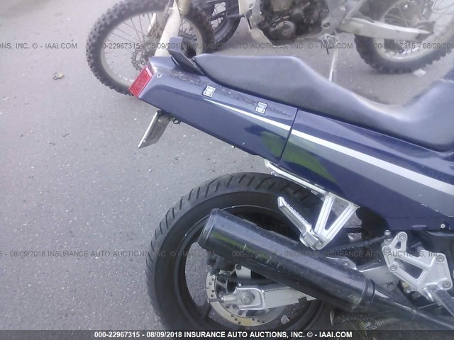 JKAEXMF124DA07455 - 2004 KAWASAKI EX250 F BLUE photo 6