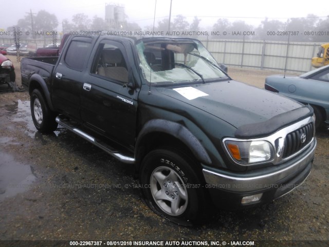 5TEGN92N23Z260658 - 2003 TOYOTA TACOMA DOUBLE CAB PRERUNNER GREEN photo 1