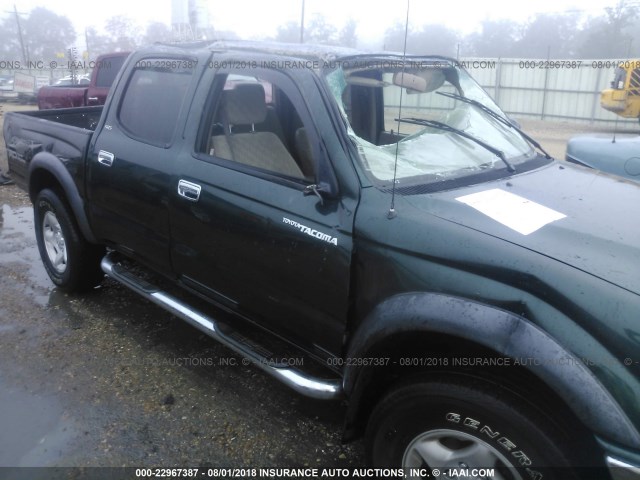 5TEGN92N23Z260658 - 2003 TOYOTA TACOMA DOUBLE CAB PRERUNNER GREEN photo 6