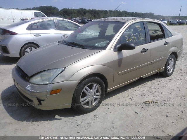 1FAFP34391W344667 - 2001 FORD FOCUS SE/SE SPORT GOLD photo 2