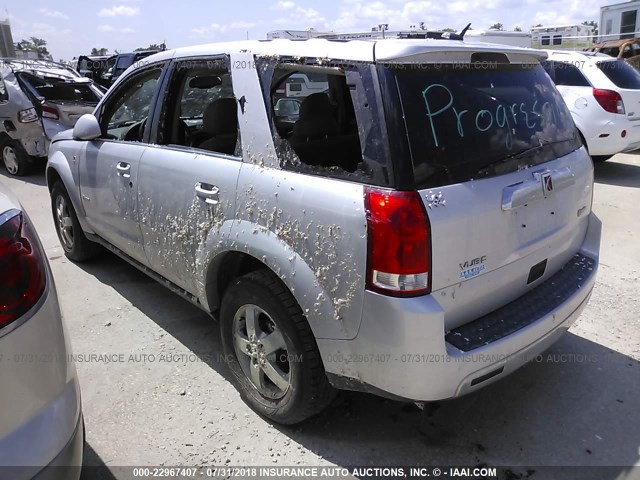 5GZCZ33Z67S874493 - 2007 SATURN VUE HYBRID SILVER photo 3