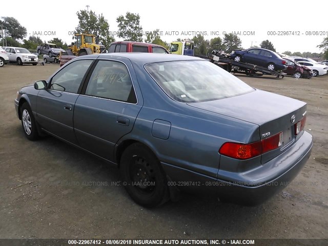 4T1BG22K51U812706 - 2001 TOYOTA CAMRY CE/LE/XLE 绿色 照片 3