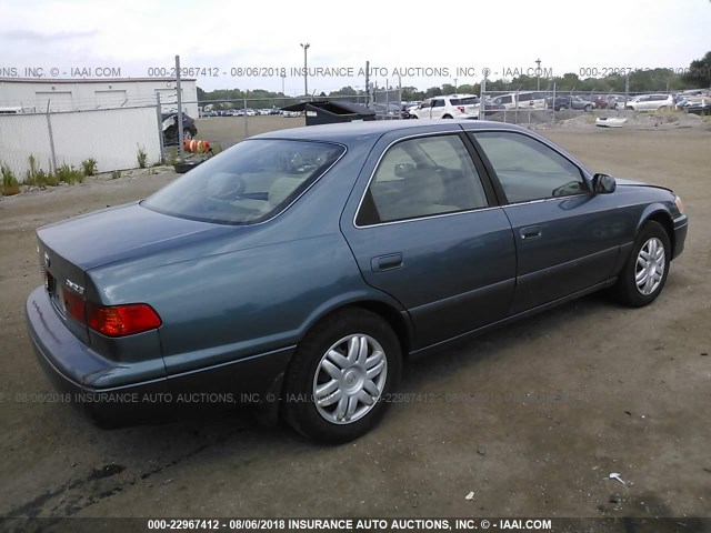 4T1BG22K51U812706 - 2001 TOYOTA CAMRY CE/LE/XLE 绿色 照片 4