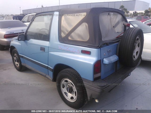 2CNBE1862R6952751 - 1994 GEO TRACKER BLUE photo 3