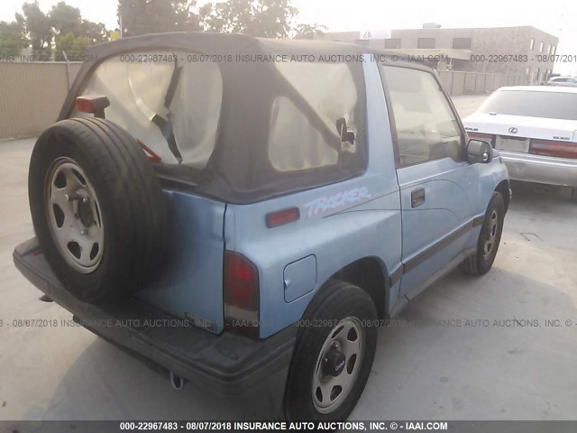 2CNBE1862R6952751 - 1994 GEO TRACKER BLUE photo 4