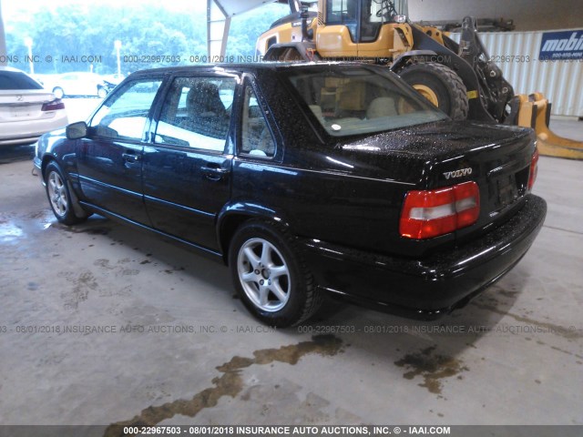 YV1LS5582W1482695 - 1998 VOLVO S70 BLACK photo 3