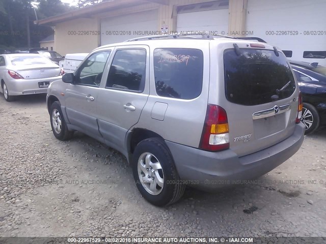 4F2YU06B31KM62672 - 2001 MAZDA TRIBUTE DX 米色 照片 3