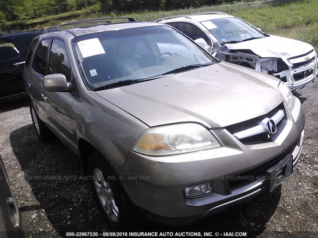 2HNYD18624H541519 - 2004 ACURA MDX TOURING GOLD photo 1