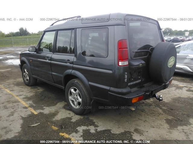 SALTY1247XA209681 - 1999 LAND ROVER DISCOVERY II  შავი ფოტო 3