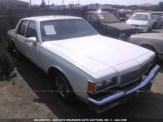 1G1BN69H7GX110754 - 1986 CHEVROLET CAPRICE CLASSIC WHITE photo 1