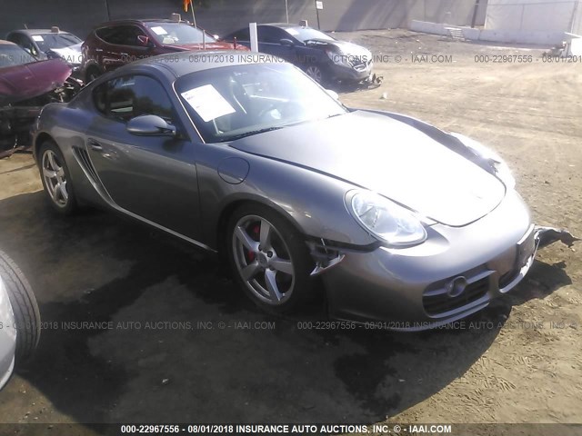 WP0AB29808U782260 - 2008 PORSCHE CAYMAN S GRAY photo 1