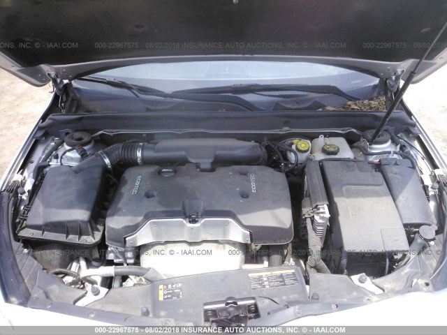 1G11C5SL3EF157390 - 2014 CHEVROLET MALIBU 1LT ვერცხლისფერი ფოტო 10