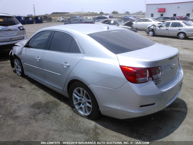 1G11C5SL3EF157390 - 2014 CHEVROLET MALIBU 1LT ვერცხლისფერი ფოტო 3