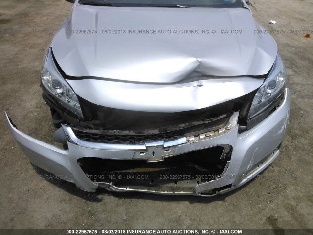 1G11C5SL3EF157390 - 2014 CHEVROLET MALIBU 1LT ვერცხლისფერი ფოტო 6