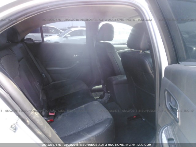 1G11C5SL3EF157390 - 2014 CHEVROLET MALIBU 1LT ვერცხლისფერი ფოტო 8