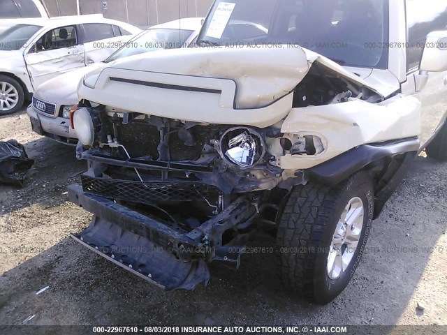 JTEBU11F08K025868 - 2008 TOYOTA FJ CRUISER CREAM photo 6