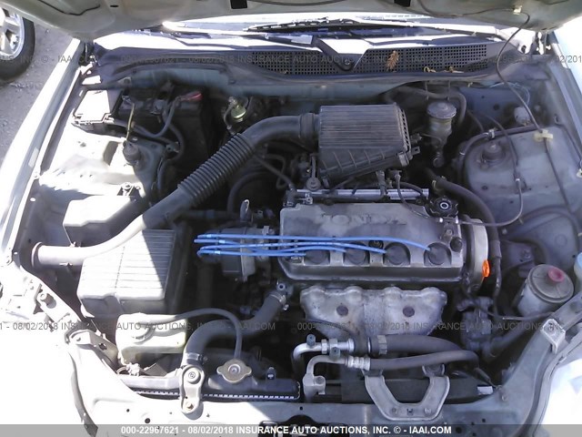 2HGEJ6610YH555433 - 2000 HONDA CIVIC SE TEAL photo 10