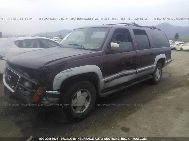 1GKFK16R0TJ731000 - 1996 GMC SUBURBAN K1500 PURPLE photo 2