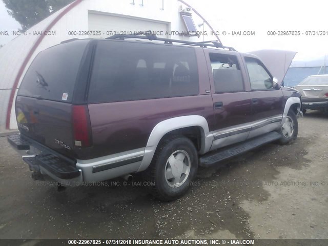 1GKFK16R0TJ731000 - 1996 GMC SUBURBAN K1500 PURPLE photo 4