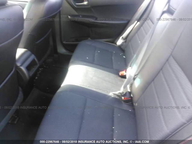 4T1BF1FKXGU587201 - 2016 TOYOTA CAMRY LE/XLE/SE/XSE BLUE photo 8