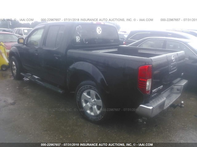 1N6AD0ERXAC409667 - 2010 NISSAN FRONTIER CREW CAB SE/LE/NISMO BLACK photo 3