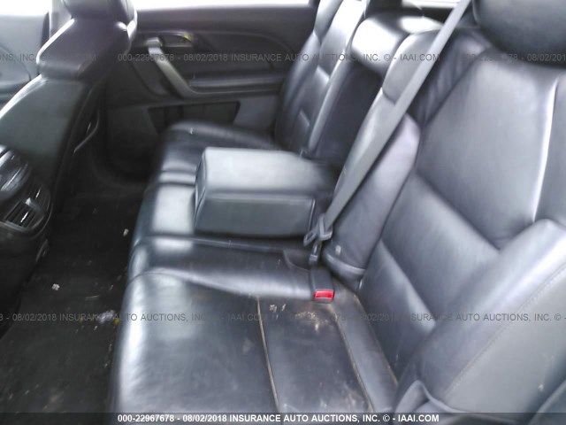 2HNYD28467H535523 - 2007 ACURA MDX TECHNOLOGY SILVER photo 8