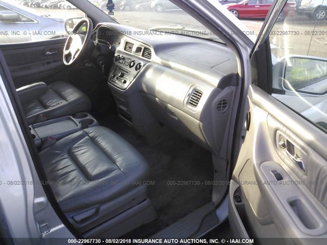 5FNRL18033B057260 - 2003 HONDA ODYSSEY EXL SILVER photo 5