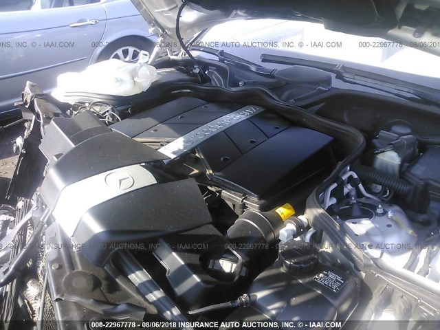 WDBUH82J95X171342 - 2005 MERCEDES-BENZ E 320 4MATIC SILVER photo 10
