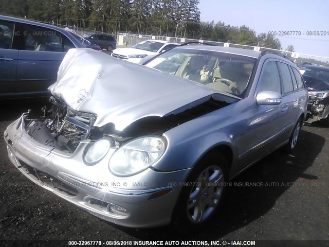WDBUH82J95X171342 - 2005 MERCEDES-BENZ E 320 4MATIC SILVER photo 2