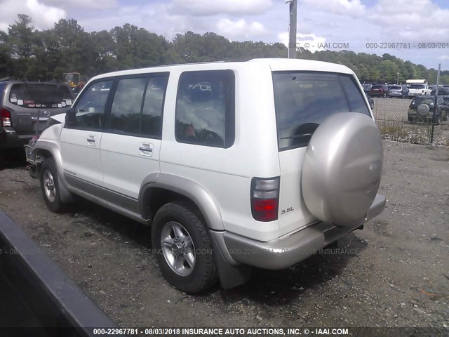 JACDJ58X227J07962 - 2002 ISUZU TROOPER S/LS/LIMITED WHITE photo 3