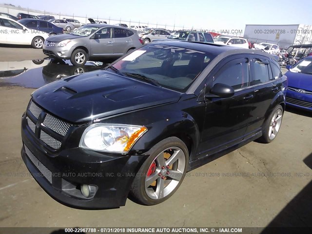 1B3HB68F18D690663 - 2008 DODGE CALIBER SRT-4 BLACK photo 2