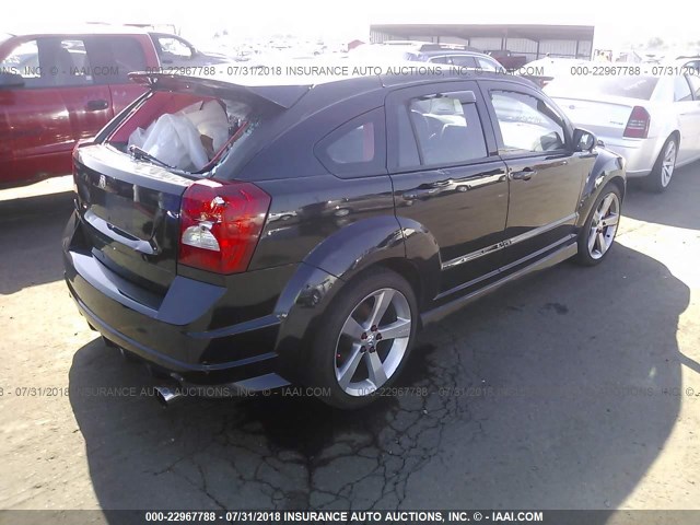 1B3HB68F18D690663 - 2008 DODGE CALIBER SRT-4 BLACK photo 4