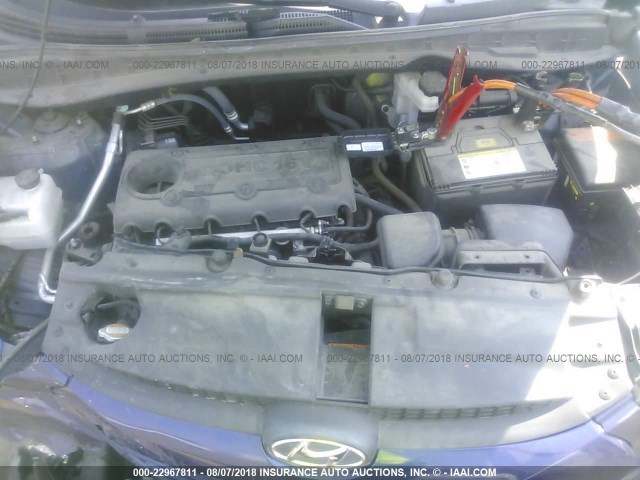 KM8JUCAC4CU477414 - 2012 HYUNDAI TUCSON GLS/LIMITED 蓝色 照片 10