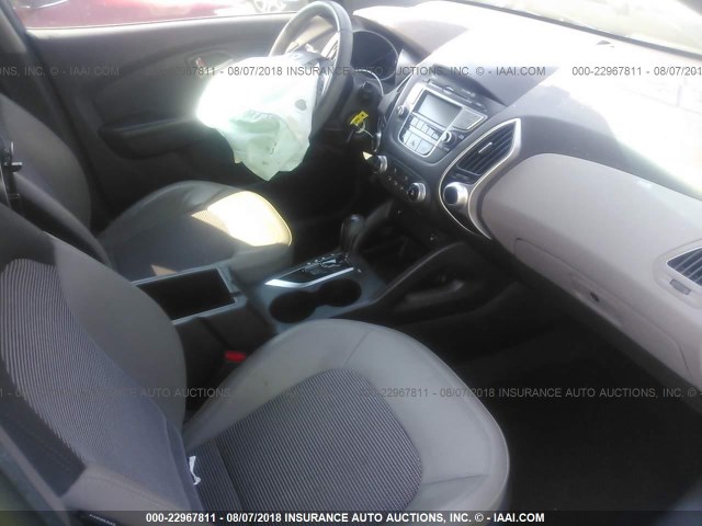 KM8JUCAC4CU477414 - 2012 HYUNDAI TUCSON GLS/LIMITED 蓝色 照片 5