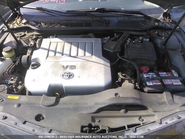 4T1BK46K17U529801 - 2007 TOYOTA CAMRY NEW GENERAT LE/XLE/SE GRAY photo 10