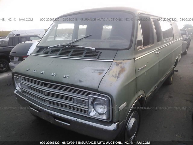 B36BD7X209367 - 1977 DODGE VAN GREEN photo 2