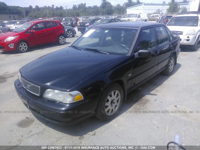 YV1LT56D1X2576992 - 1999 VOLVO S70 BLACK photo 2