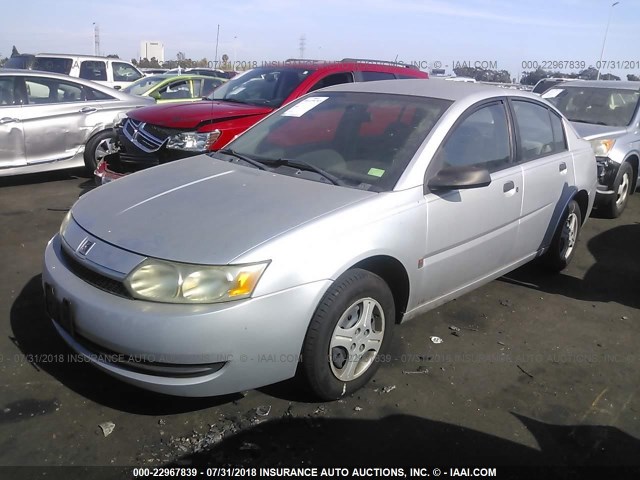 1G8AF52F04Z195997 - 2004 SATURN ION LEVEL 1 SILVER photo 2