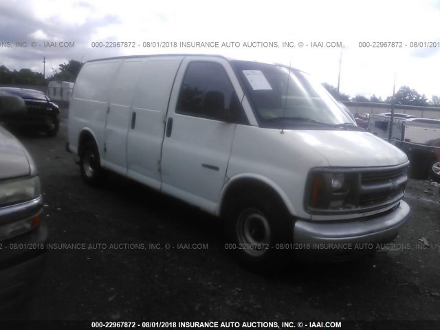 1GCEG15W311237131 - 2001 CHEVROLET EXPRESS G1500  WHITE photo 1